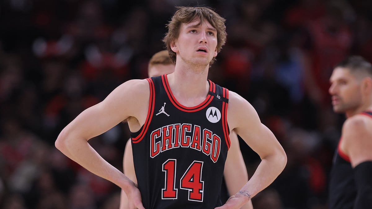 File : File photo of Chicago Bulls' Matas Buzelis.