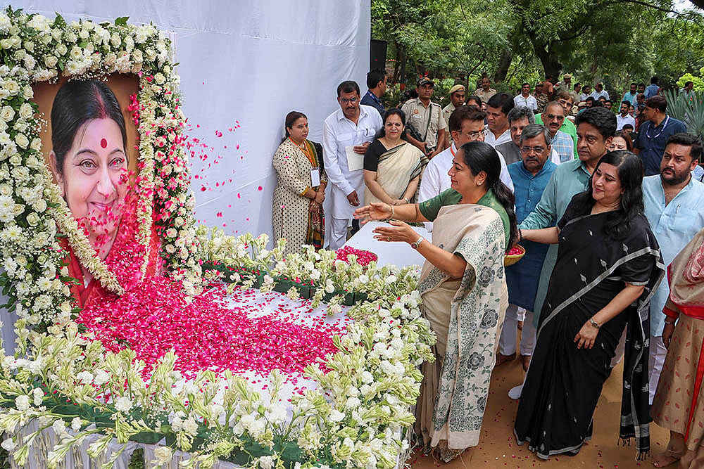 Sushma Swarajs death anniversary