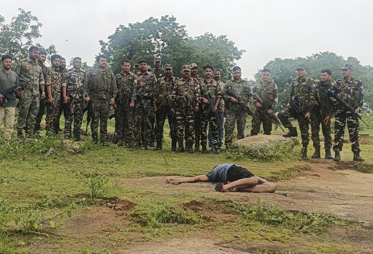 X : Martin Kerketta a local commander of the Maoist killed in Jharkhand 