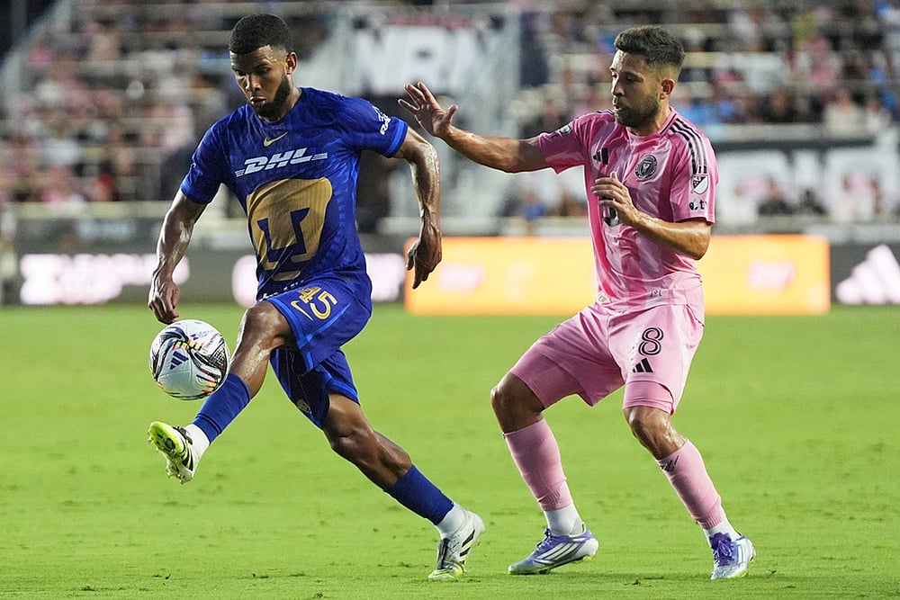Leagues Cup Soccer Puma UNAM vs Inter Miami in Florida_Pedro Vite
