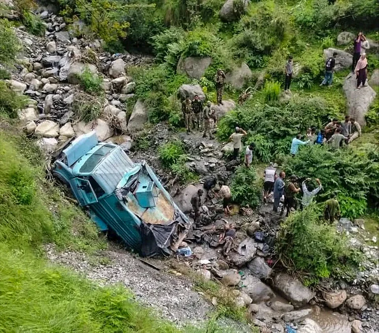 Three CRPF Personnel Died, Several Injured as vehicle falls into a gorge in J&K's Udhampur. - File Photo