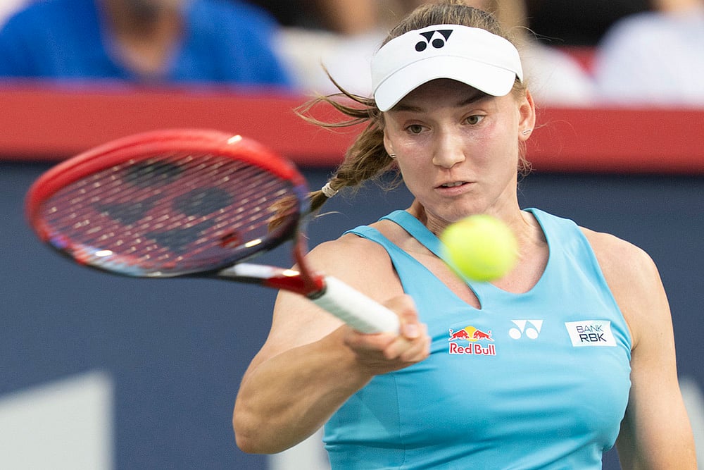 2025 WTA Canadian Open Tennis Victoria Mboko Vs Elena Rybakina semi final match photos_4