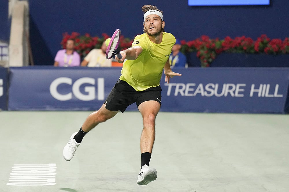 2025 Canadian Open Tennis Ben Shelton vs Taylor Fritz semi final match photos_6