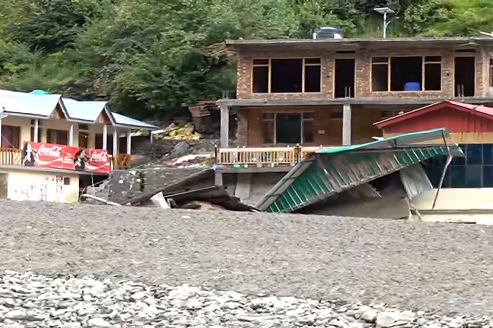 Cloudburst in Uttarkashi