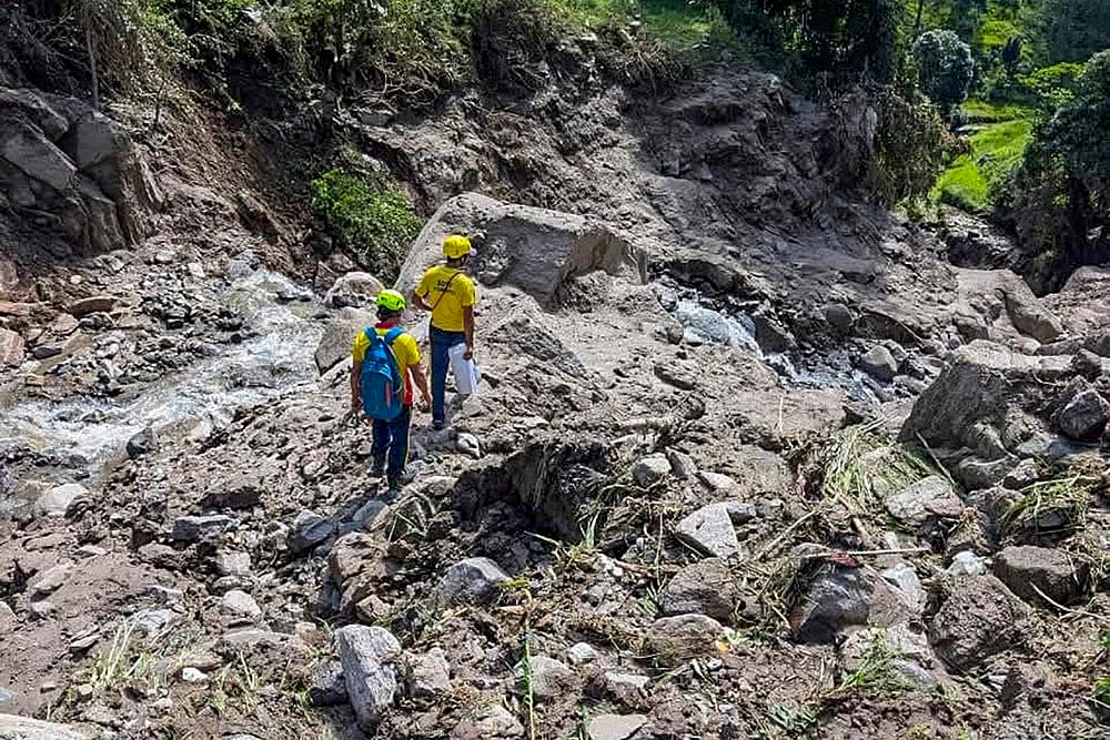 Cloudburst in Pauri Garhwal