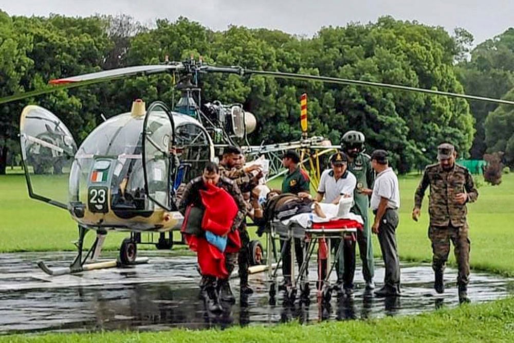 | Photo: @adgpi/X via PTI  : Rescue operations after cloudburst in Uttarkashi