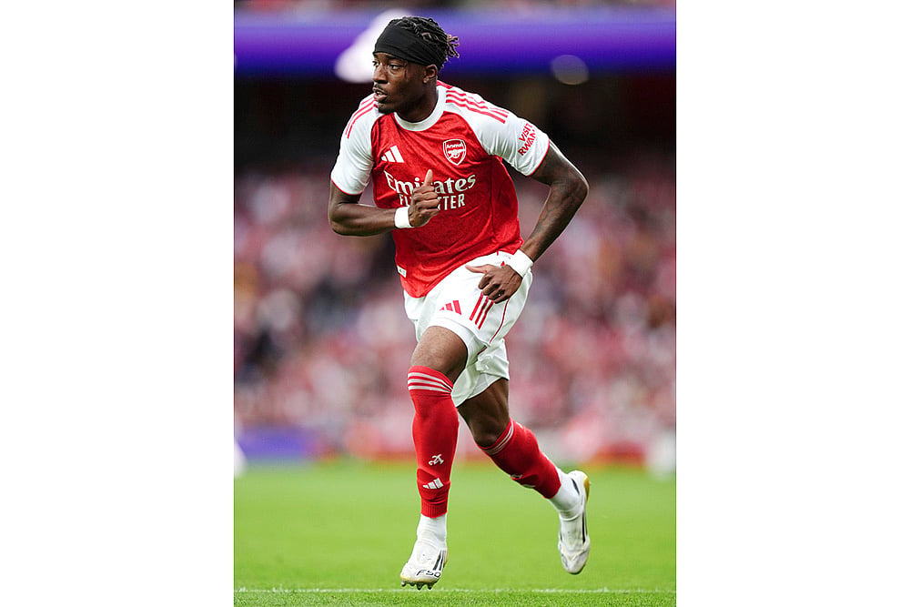 Pre Season Friendly Arsenal Vs Villarreal at Emirates Stadium in London_Noni Madueke 