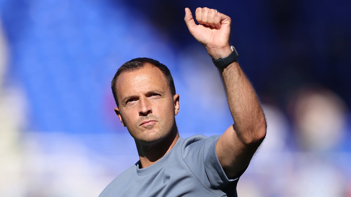 Birmingham City boss Chris Davies during a game.