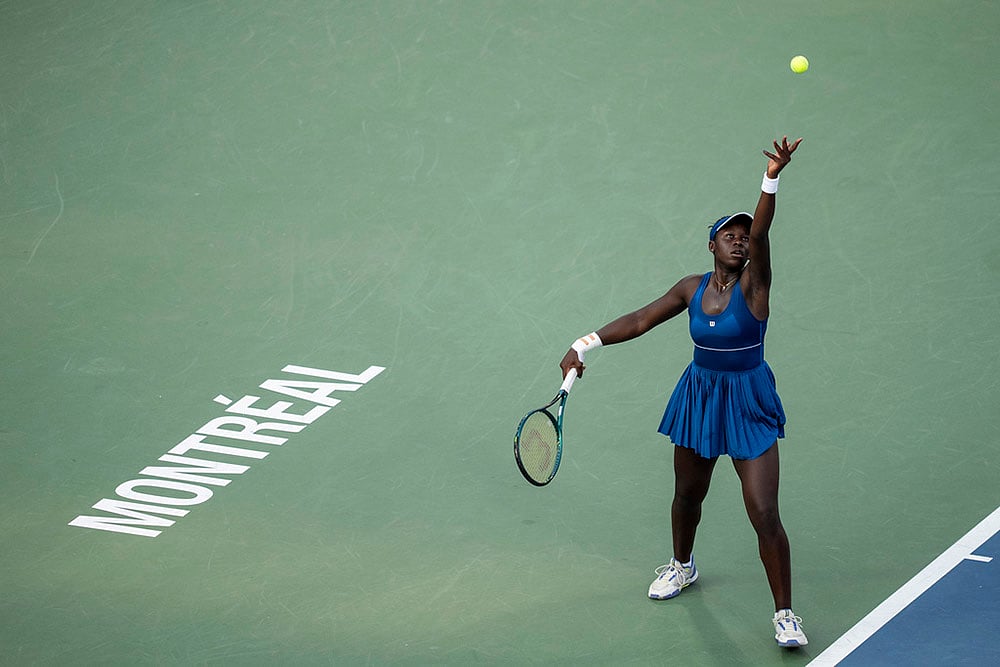 2025  WTA Canadian Open Tennis final Victoria Mboko Vs Naomi Osaka in Montreal_7