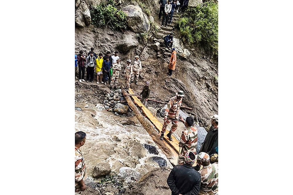 Kinnaur cloudburst: Rescue work underway