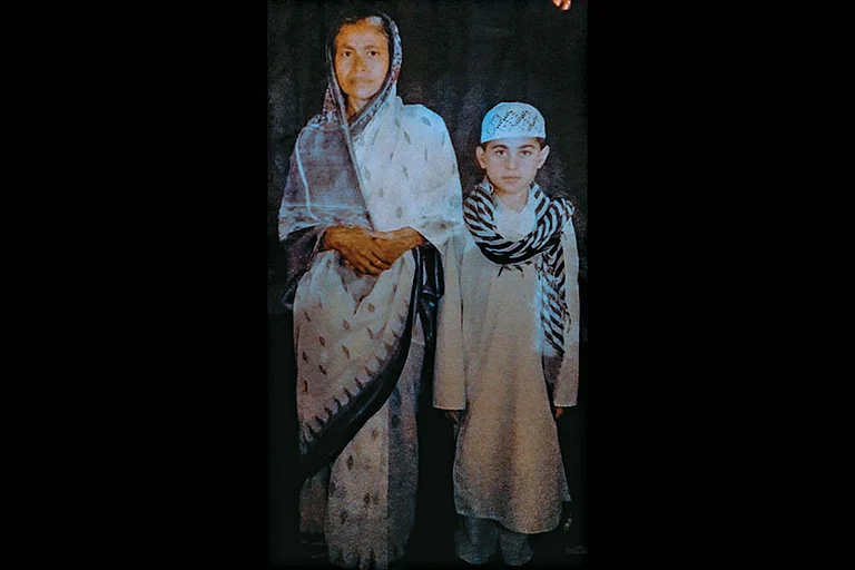 The Ajmer Days: A young Ibrahim with his nani - Courtesy: Mohammad Ibrahim Family Album