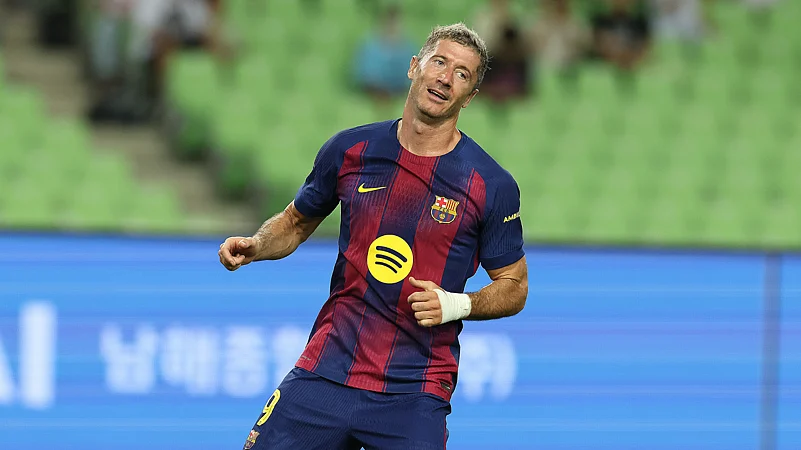 Barcelonas Robert Lewandowski