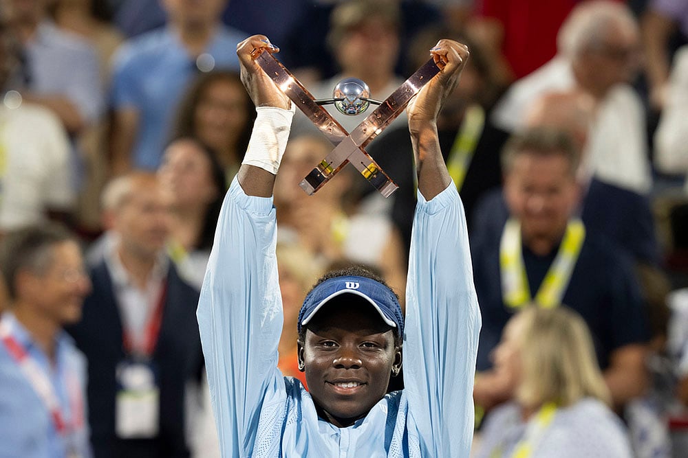 2025  WTA Canadian Open Tennis final Victoria Mboko Vs Naomi Osaka in Montreal_4