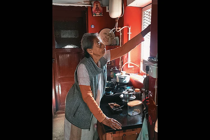 Kamakshi Narayanan at her home in Kodaikanal