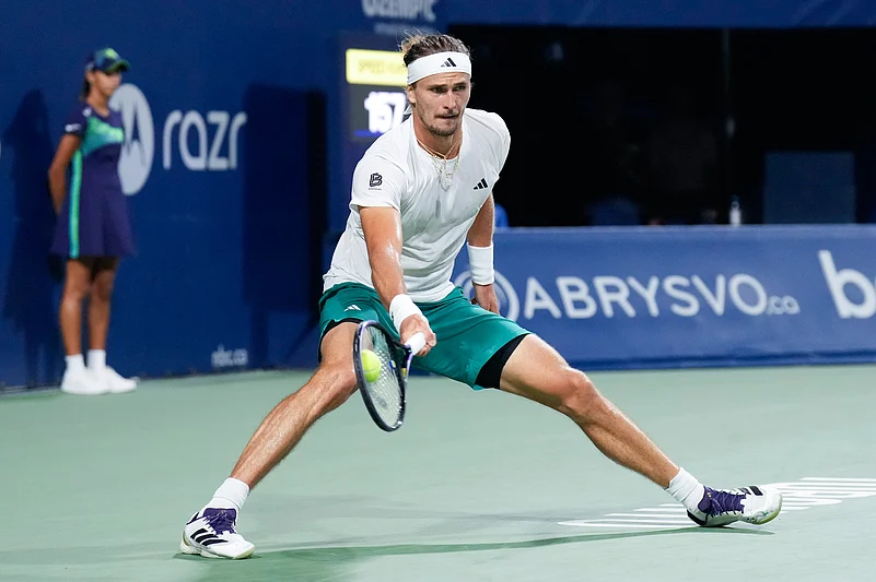 Alexander Zverev vs Nishesh Basavareddy, ATP Cincinnati Open 2025 AP Photo