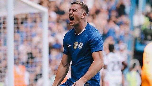 Chelesa vs AC Milan pre-season friendly match Liam Delap instagram