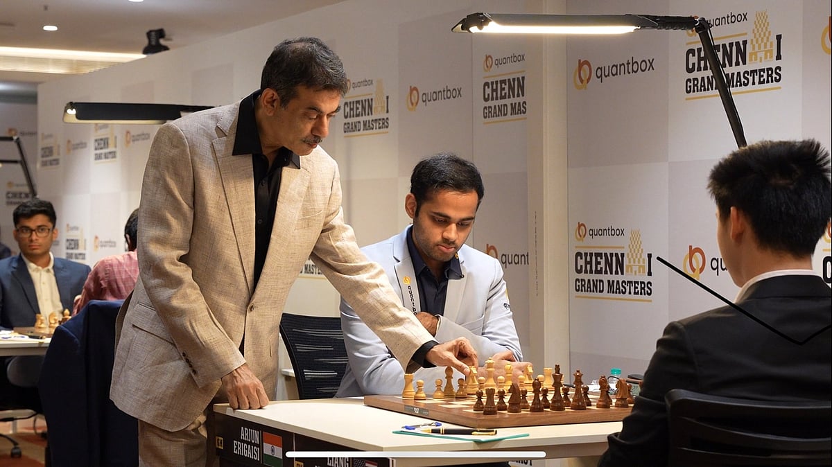 Photo: X | Jayesh Ranjan : Indian grandmaster Arjun Erigaisi.
