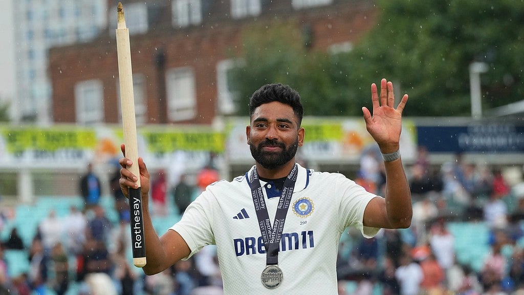 Mohammed Siraj claimed a nine-wicket match haul in India's six-run win at The Oval. - AP