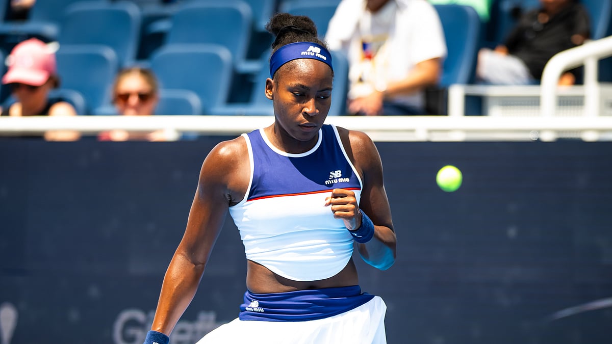 Coco Gauff at the Cincinnati Open
