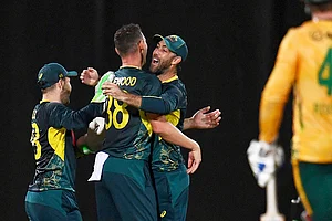 | Photo: Jono Searle/AAPImage via AP : Australia vs South Africa 1st T20I