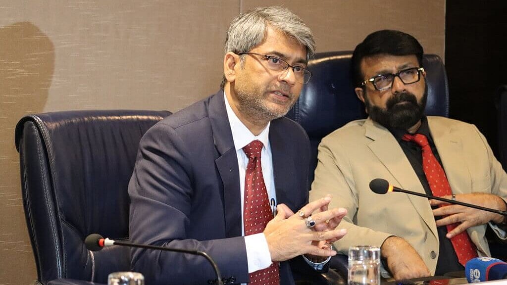 AIFF Media : The Kalyan Chaubey-led AIFF during a meeting with Indian Super League clubs in New Delhi August 7, 2025