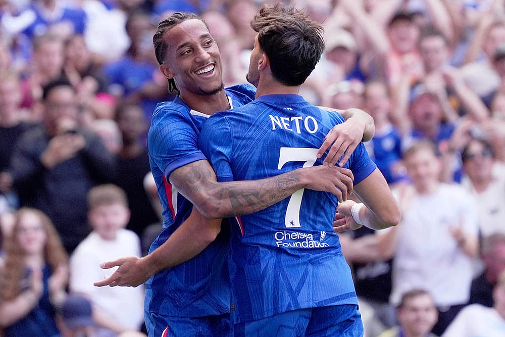 Pre-Season Club Friendly soccer Chelsea vs AC Milan match photos: Joao Pedro