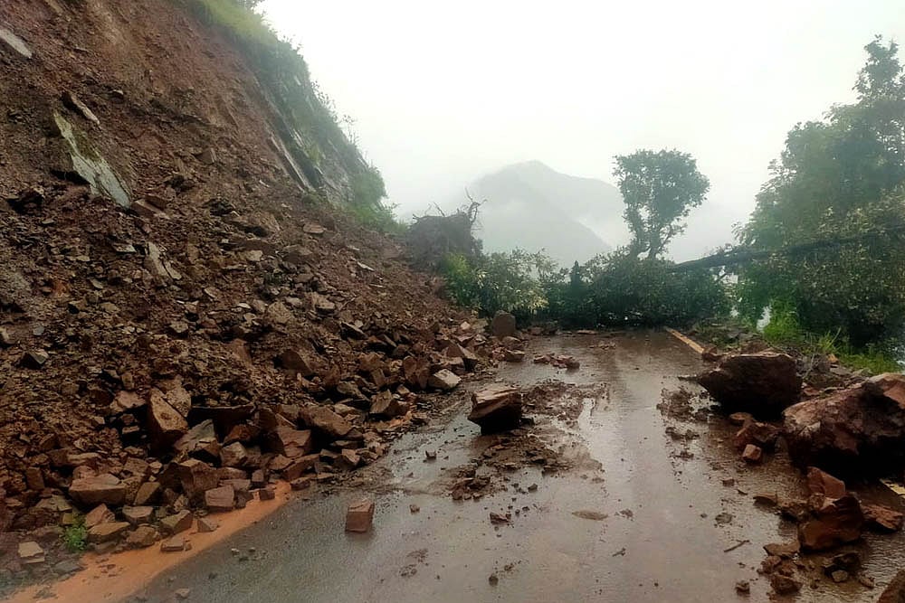 Landslide in J&Ks Rajouri district