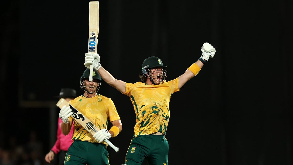 Dewald Brevis scored the highest individual total for South Africa in T20Is
