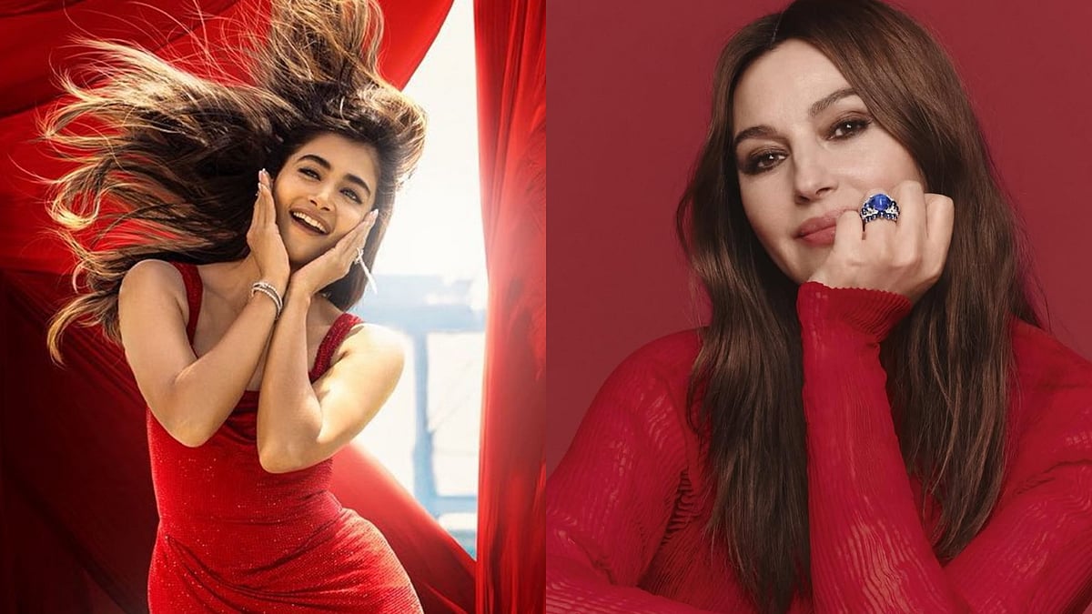 Monica Bellucci Pooja Hegde Coolie song