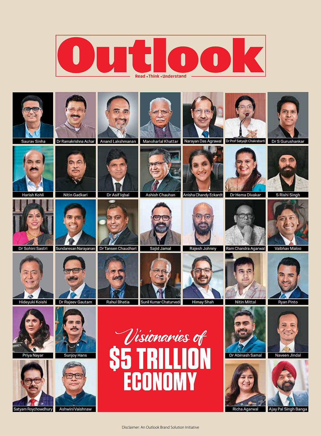 Outlook - Visionaries Of $5 Trillion Economy