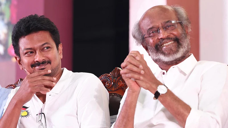 Udhayanidhi Stalin praises Rajinikanths Coolie