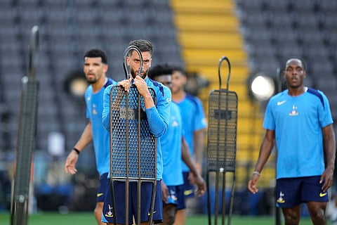 UEFA Super Cup 2025: Tottenham Hotspur Training 