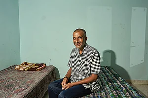 | Photo: Manpreet Romana : Sameer was a carpenter and lived in Kuwait before coming to The Banyan’s Home Again Project a few months ago.