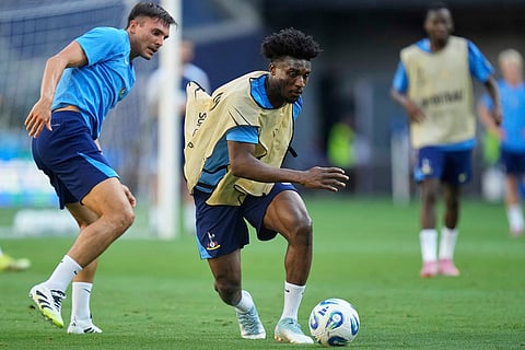 UEFA Super Cup 2025: Tottenham Hotspur Training 