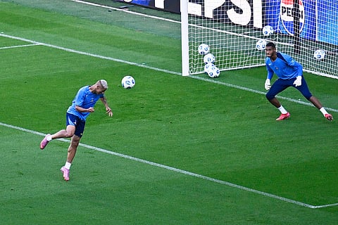 UEFA Super Cup 2025: Tottenham Hotspur Training 