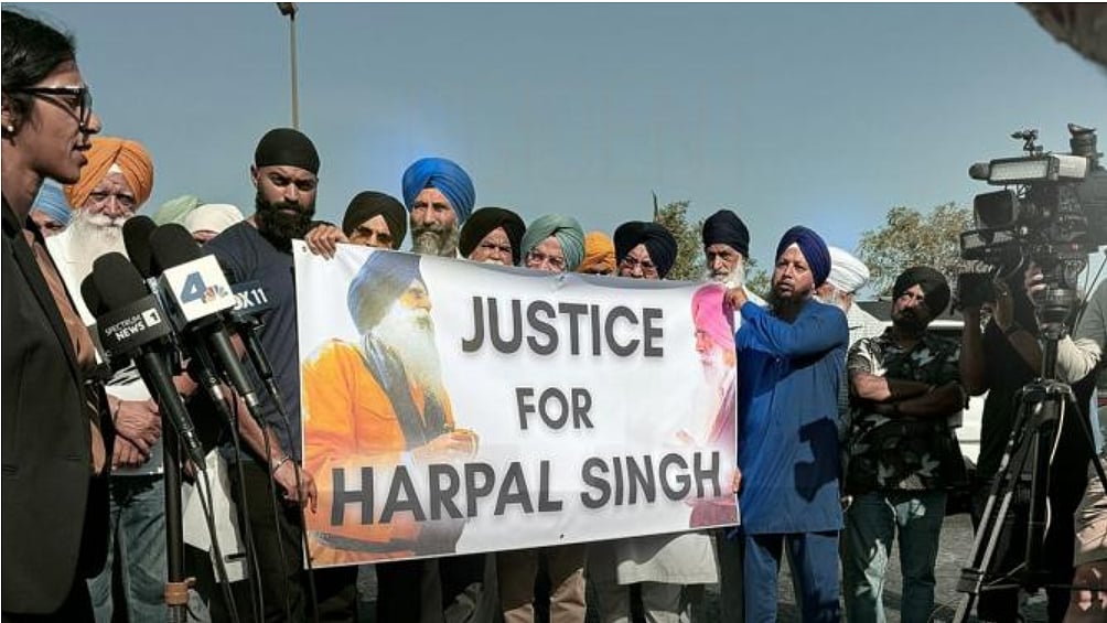 70-year-old Harpal Singh was assaulted while he was taking his daily walk near the Sikh Gurdwara of Los Angeles.  - @unitedsikhs/X