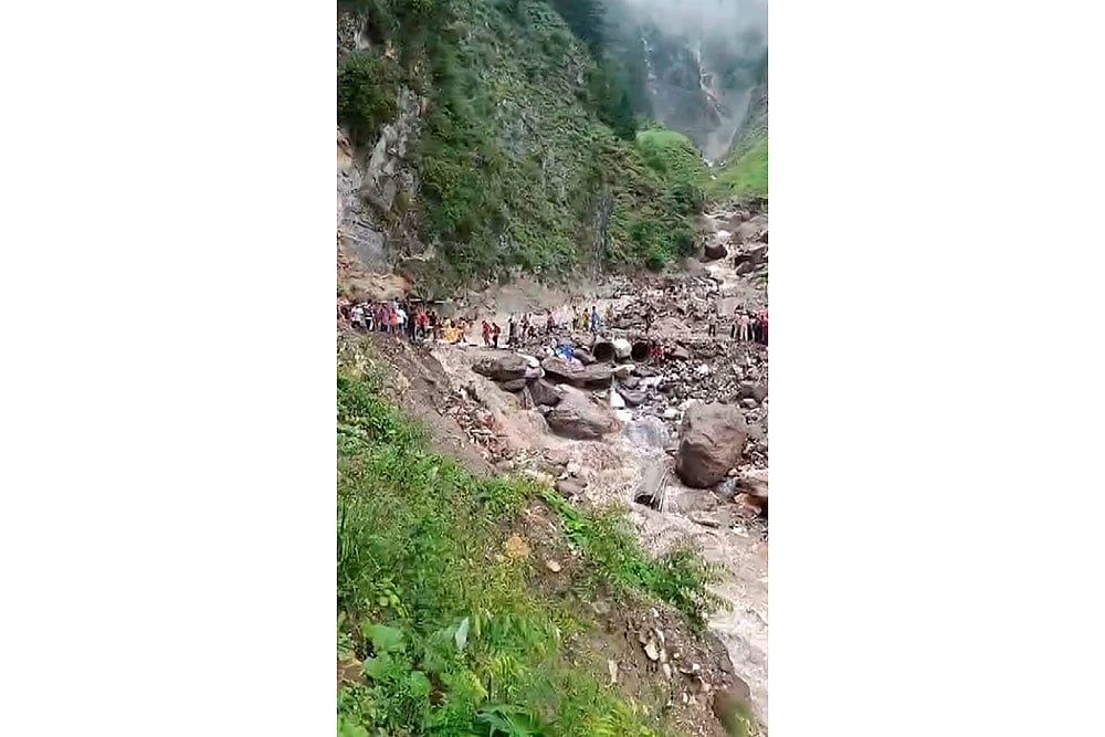 Cloudburst in Kishtwar area