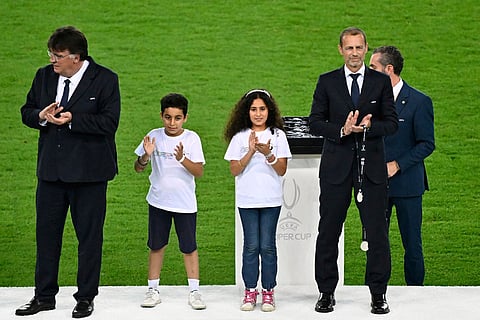 Italy Soccer UEFA Super Cup: Paris Saint-Germain vs Tottenham Hotspur