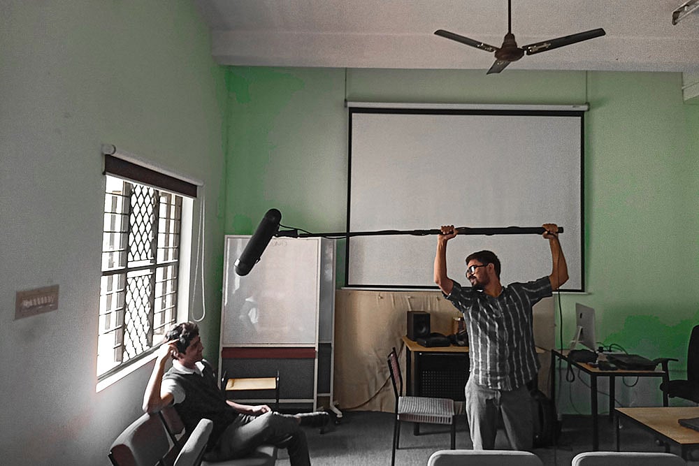 Mohammad Ibrahim - Cinematographer’s Journey of Resilience - During class assignment in first year