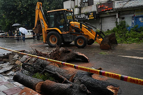 Weather: Rain in Delhi