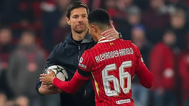 Xabi Alonso Trent Alexander-Arnold Instagram