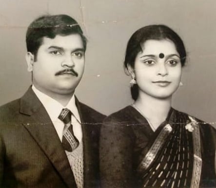 My parents—Capt Vibhas Bhushan Thakur and Meera Thakur  