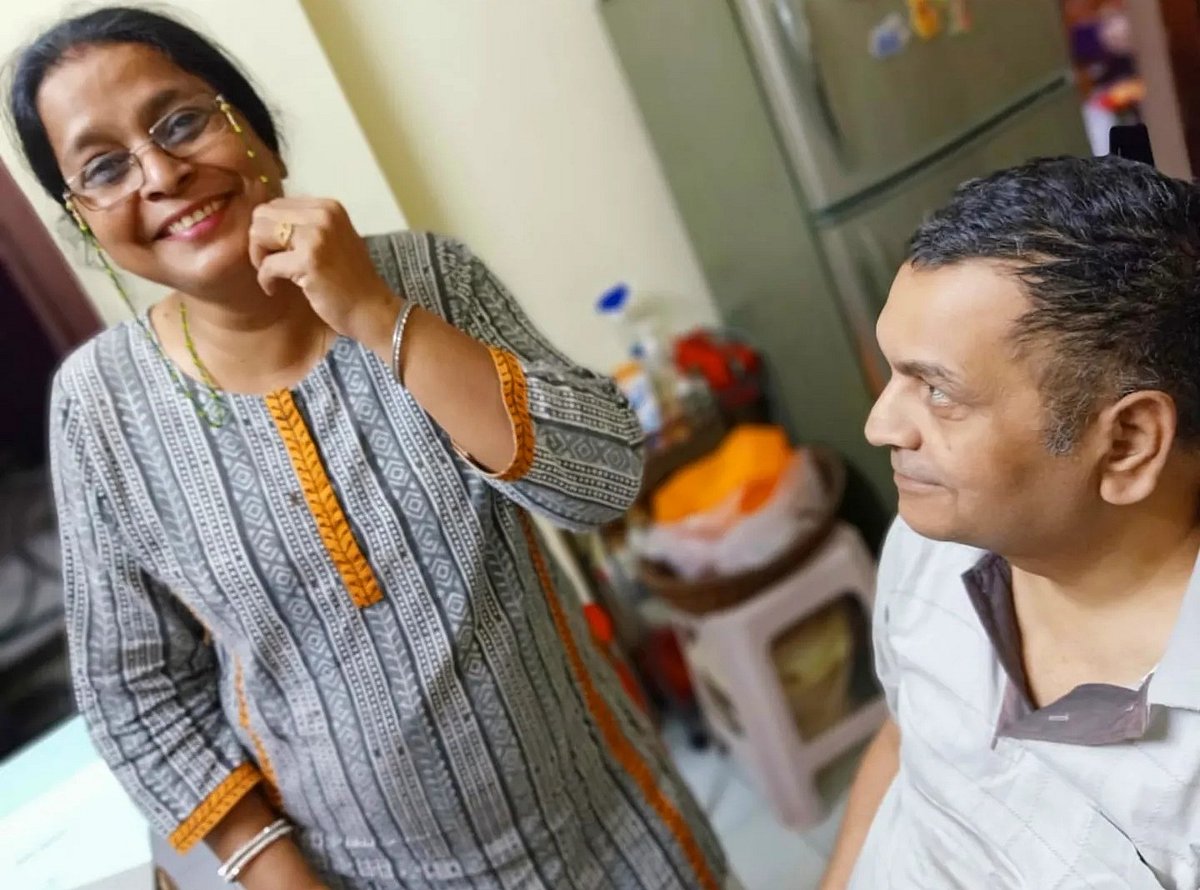 My parents—Capt Vibhas Bhushan Thakur and Meera Thakur  