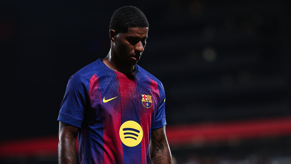 Marcus Rashford may not be able to make his league debut for Barcelona this weekend