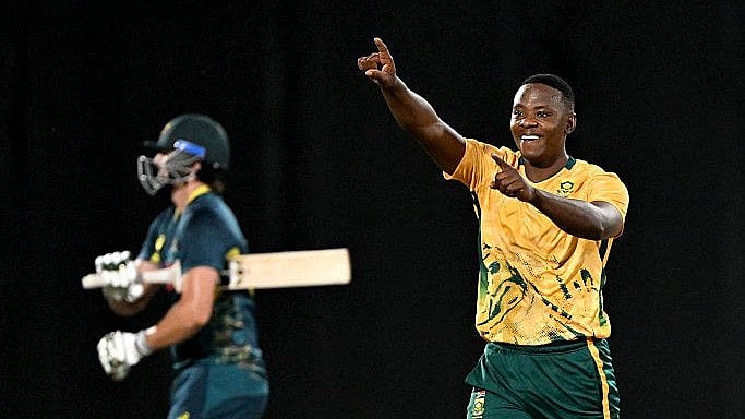 X/@ProteasMenCSA : Australia Vs South Africa, 3rd T20I Live Streaming: RSA bowler celebrating a wicket.