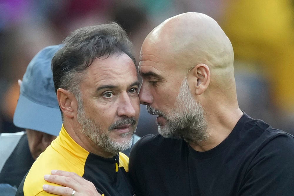Britain Soccer Premier League 2025-26 Wolverhampton Wanderers and Manchester City_Vitor Pereira