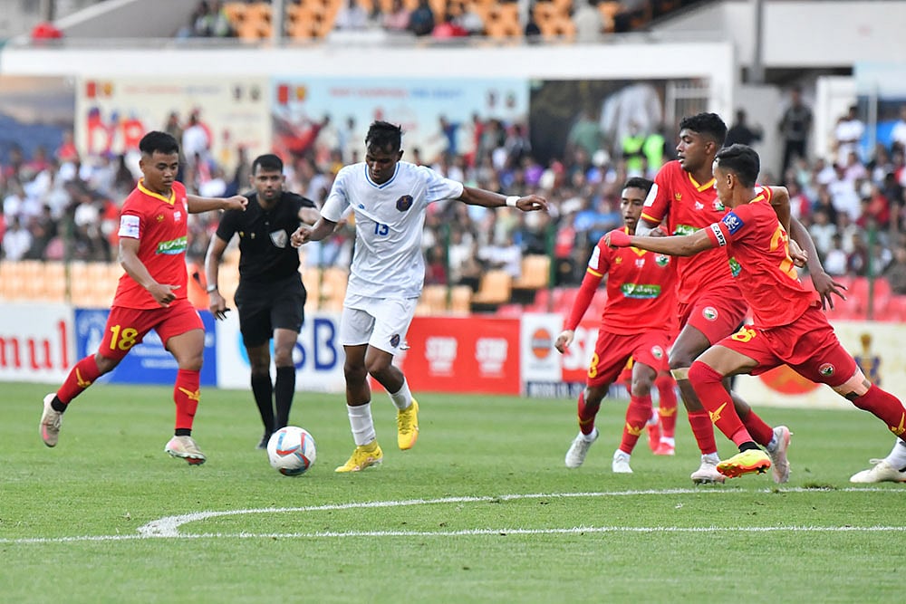 Durand Cup 2025 Quarter-Final match Shillong Lajong vs Indian Navy_Vijay Marandi