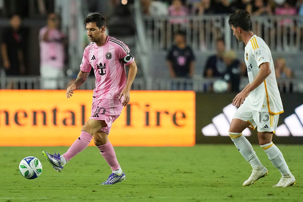 MLS soccer match Inter Miami vs Los Angeles Galaxy: 