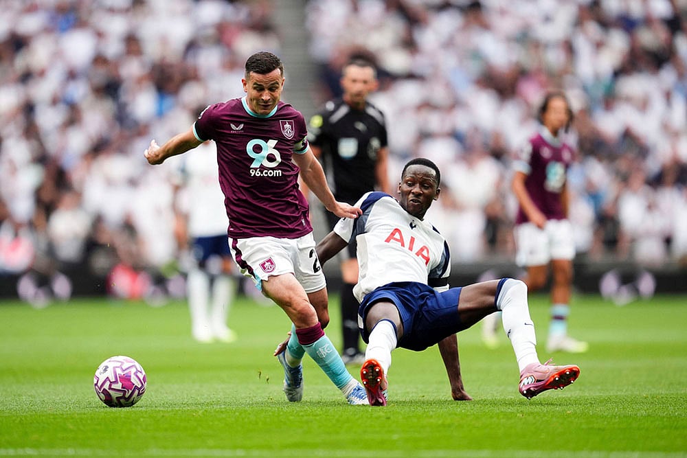 Britain Soccer Premier League EPL 2025-26 Burnley vs Tottenham Hotspur_Josh Cullen