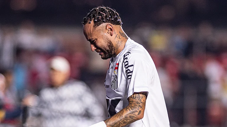Santos captain Neymar - null